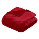 Fur Throw Red 51x71in