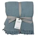 Loom Throw Blue 50x70in