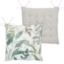 Ombrage Chair Pad Green 15x15in