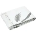 Pampas Throw White 50x60in