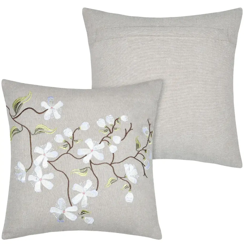 Spring Pillow Natural 16x16in