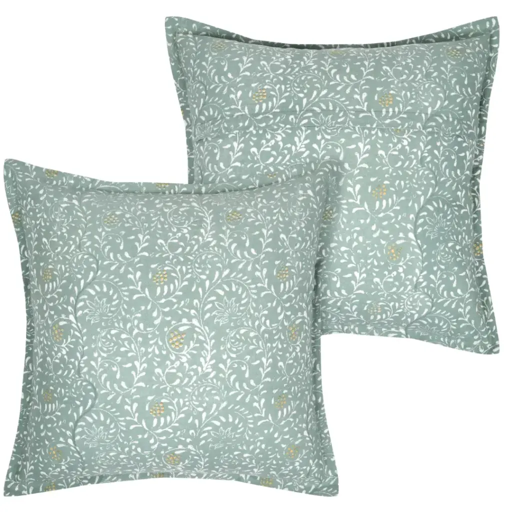 Shanna Pillow Sage 18x18in