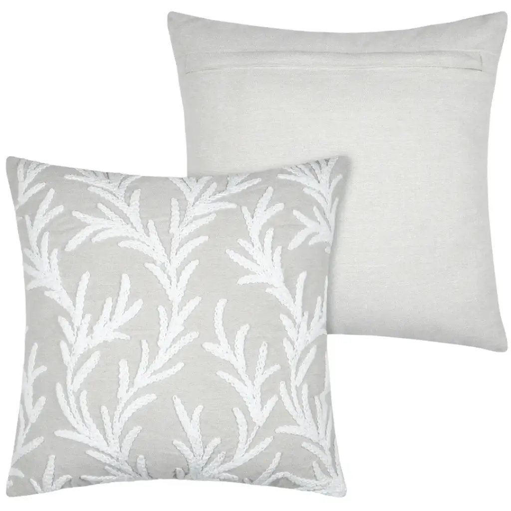 Azuria Coral Outdoor Pillow Natural 18x18in