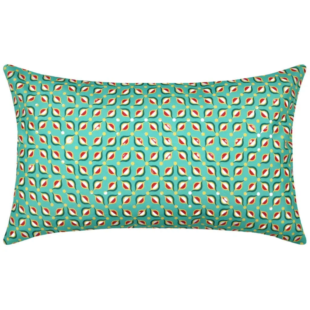 Sandana Outdoor Pillow Green 12x20in