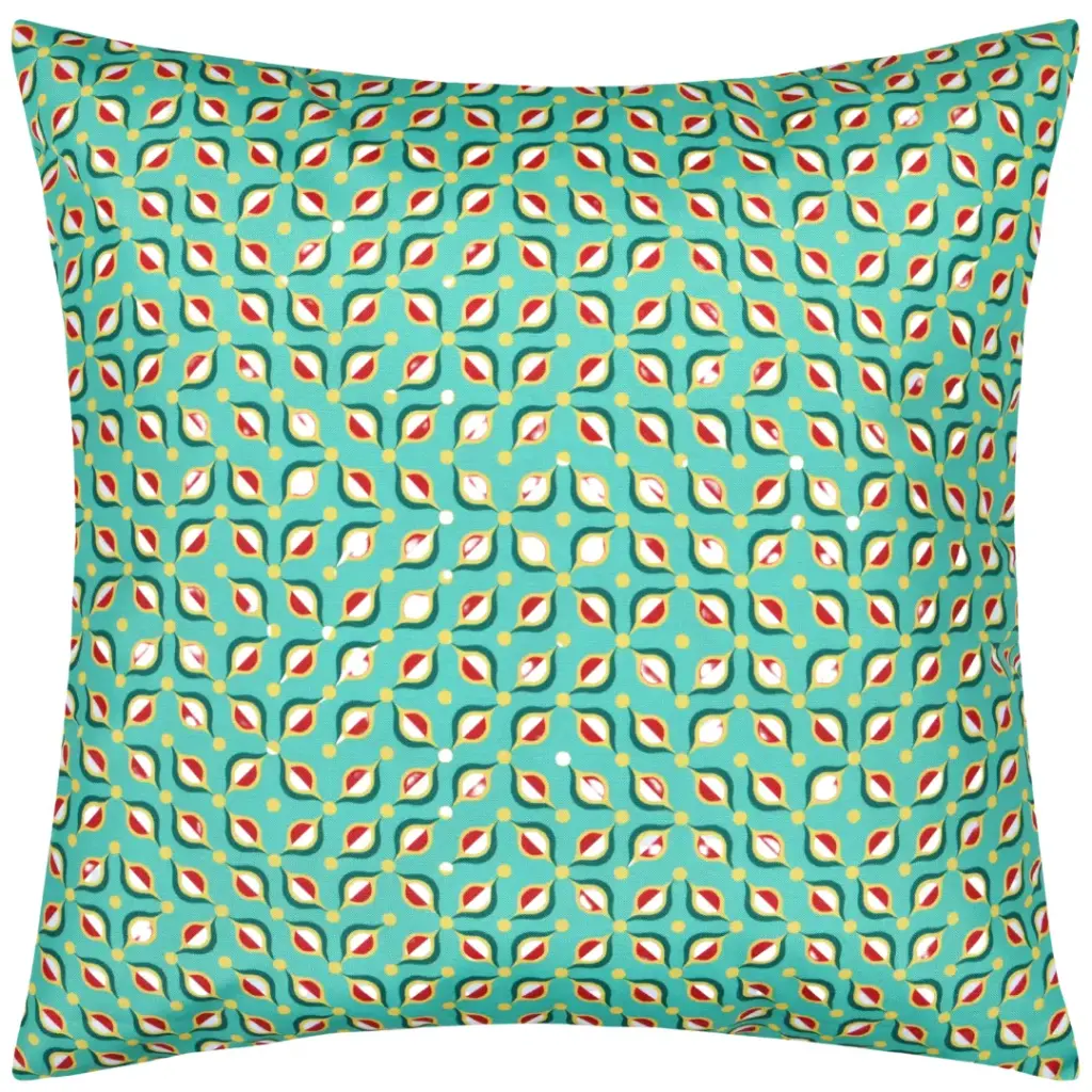 Sandana Outdoor Pillow Green 18x18in