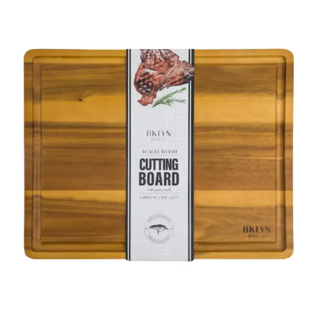 Acacia Porto Cutting Board with Juice Well 16in