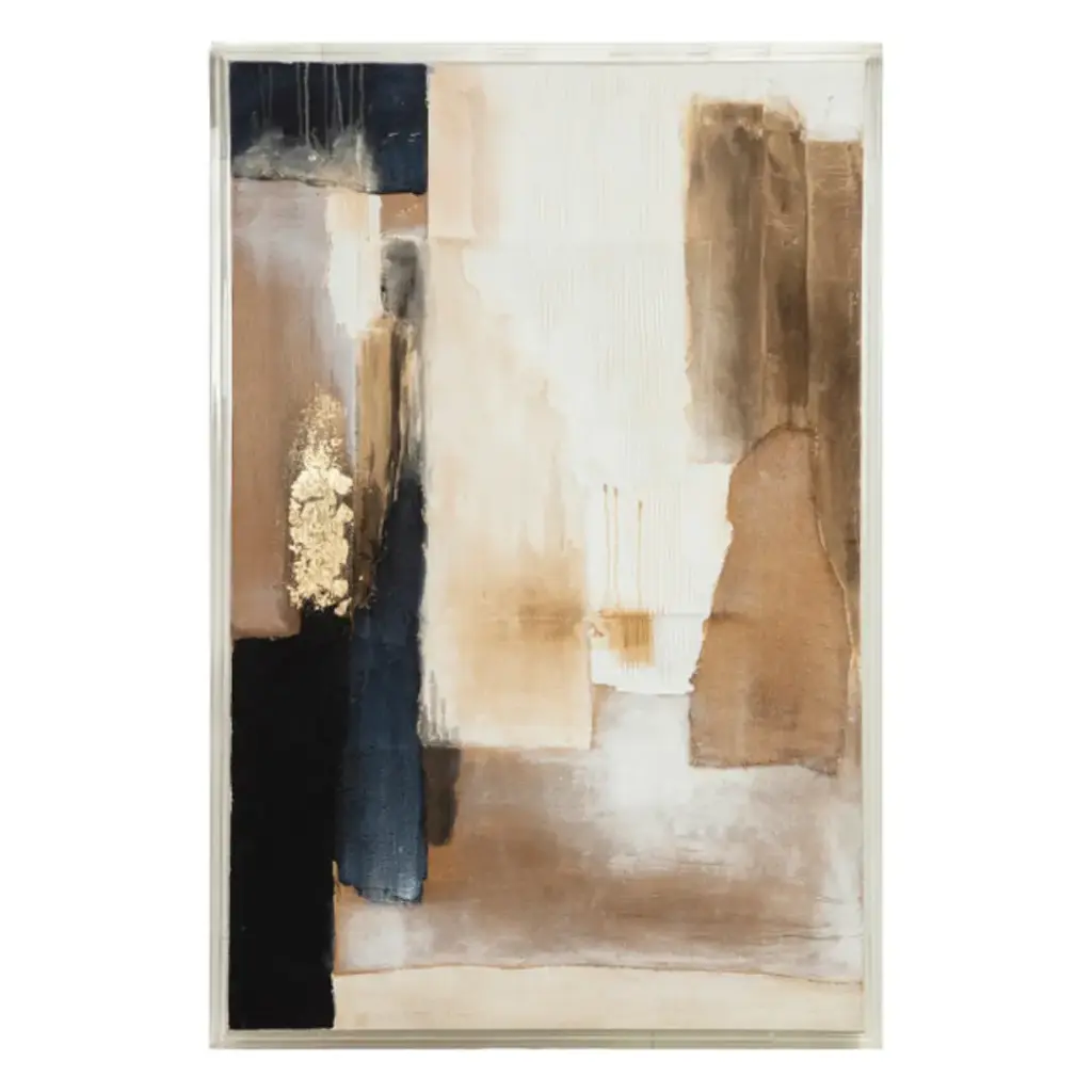 Harrow Handpainted Canvas Art With Acrylic Frame 40x60in