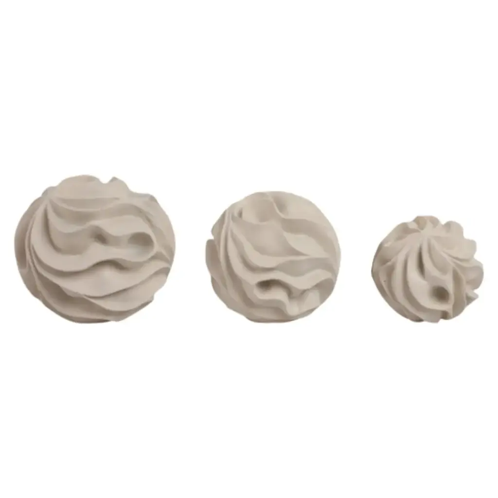 Ostend Wavy Spheres 3pc
