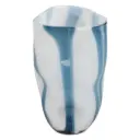 Beldan Glass Vase Blue 11in