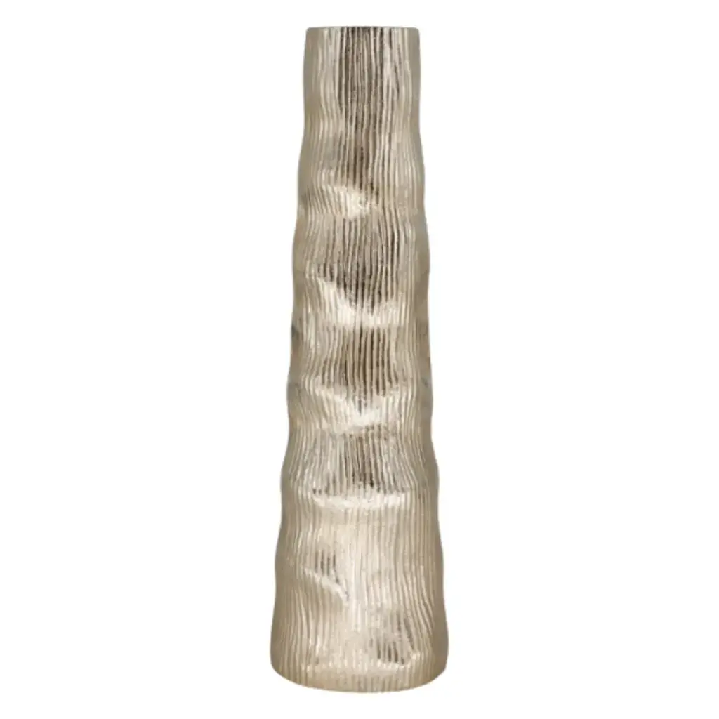 Sitka Metal Vase Gold 23in