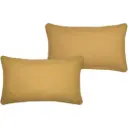 Coline Bolster Pillow Mustard 12x20in