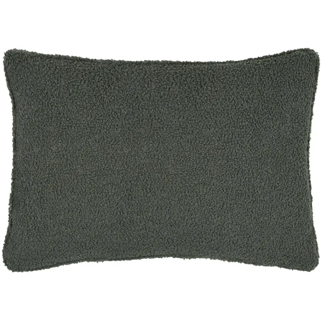 Paddou Boucle Bolster Pillow Kaki 16x24in