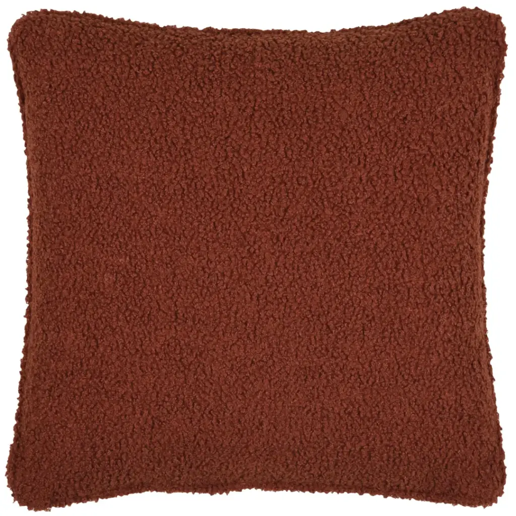 Paddou Boucle Pillow Terracotta 16x16in