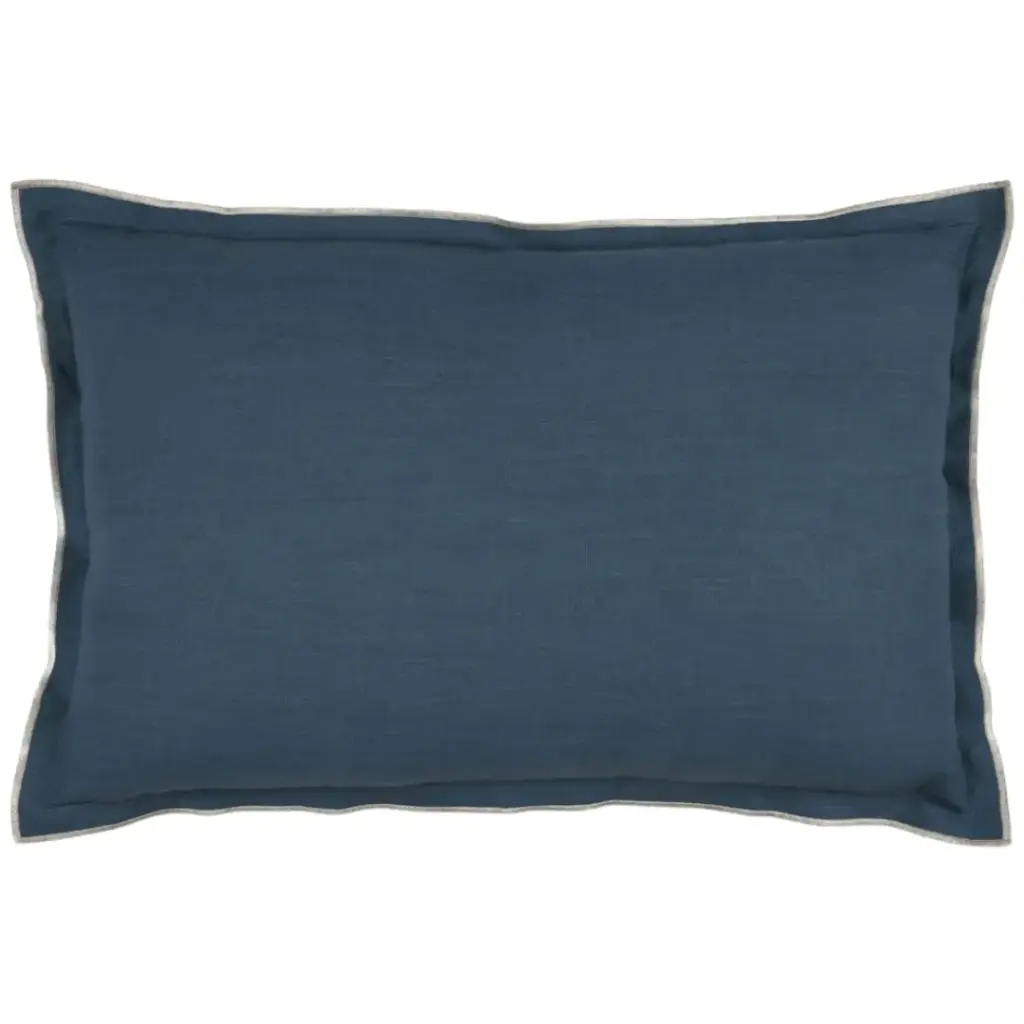 Helios Bolster Pillow Blue 16x24in