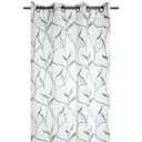 Acanthe Sheer Embroidered Panel Green 102in