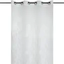 Bibury Sheer Embroidered Panel White 102in