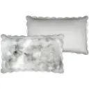 Nebraska Bolster Pillow Pearl 20x32in