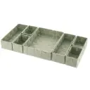 Braided Drawer Organizer Green 7pc