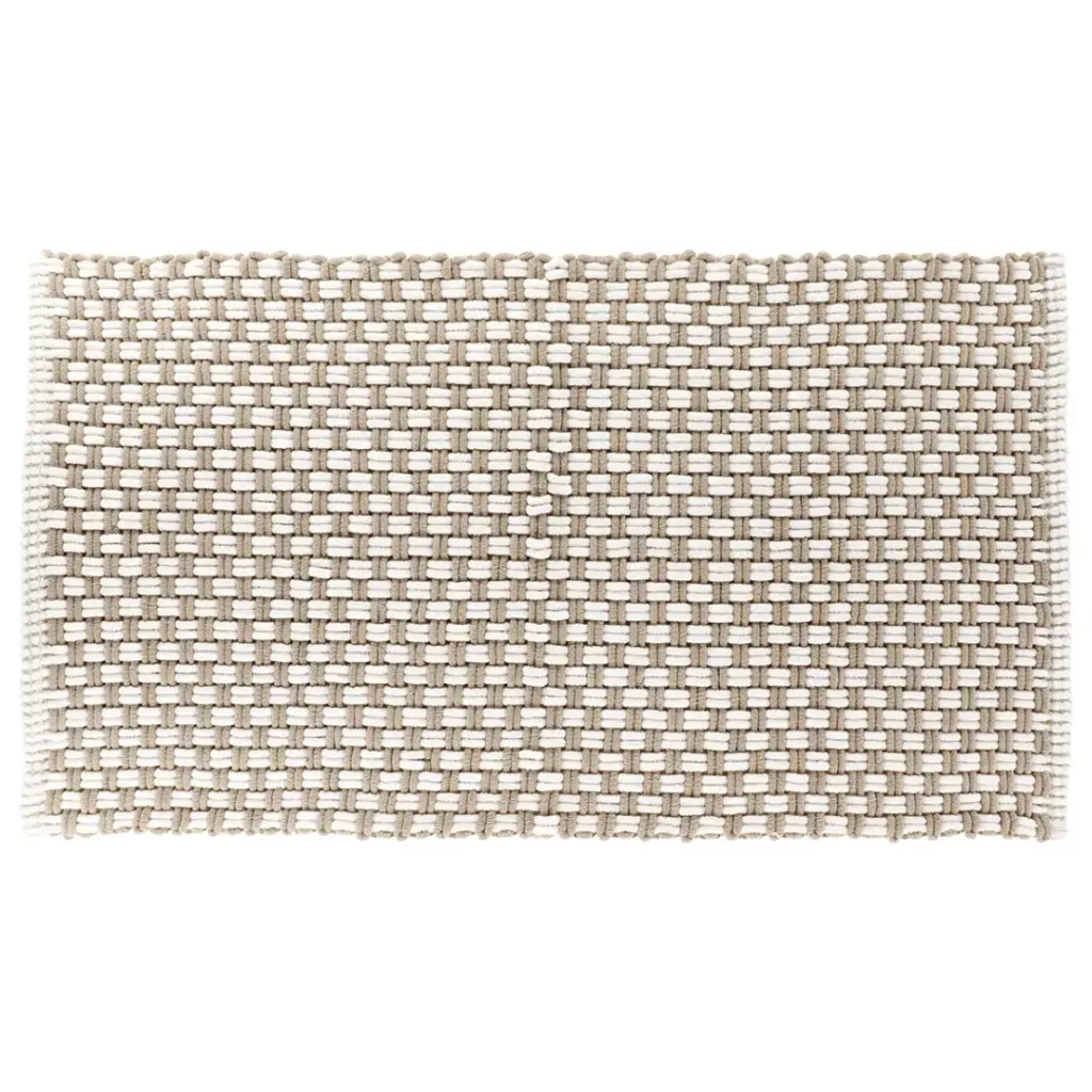 Cuzco Bathmat Taupe Natural 18x35in