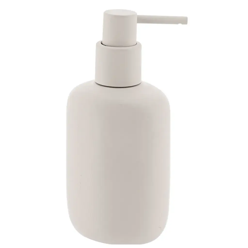 Sleek Oval Soap Dispenser Ivory
