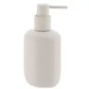 Sleek Oval Soap Dispenser Ivory