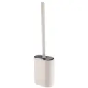 Sleek Oval Toilet Brush Ivory