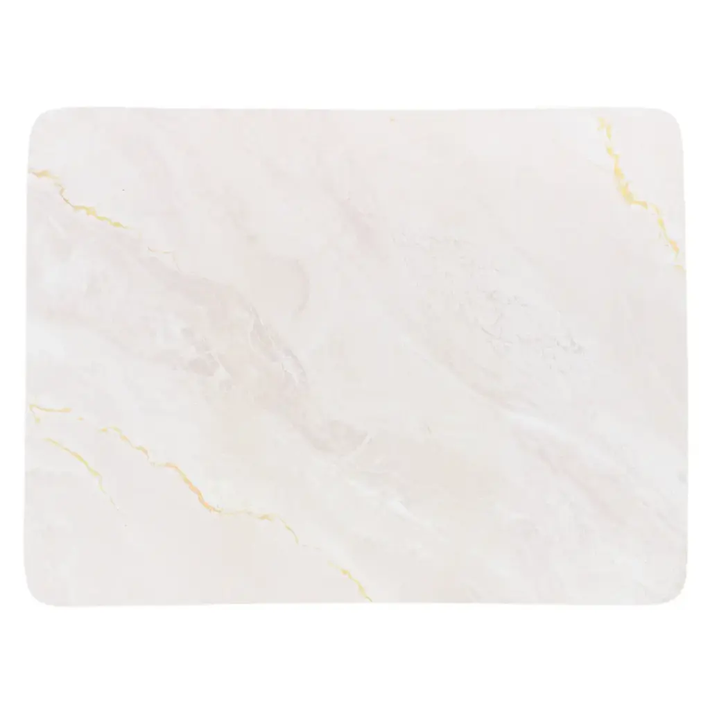 Soft Diatomite Bath Mat Beige Marble 18x24in