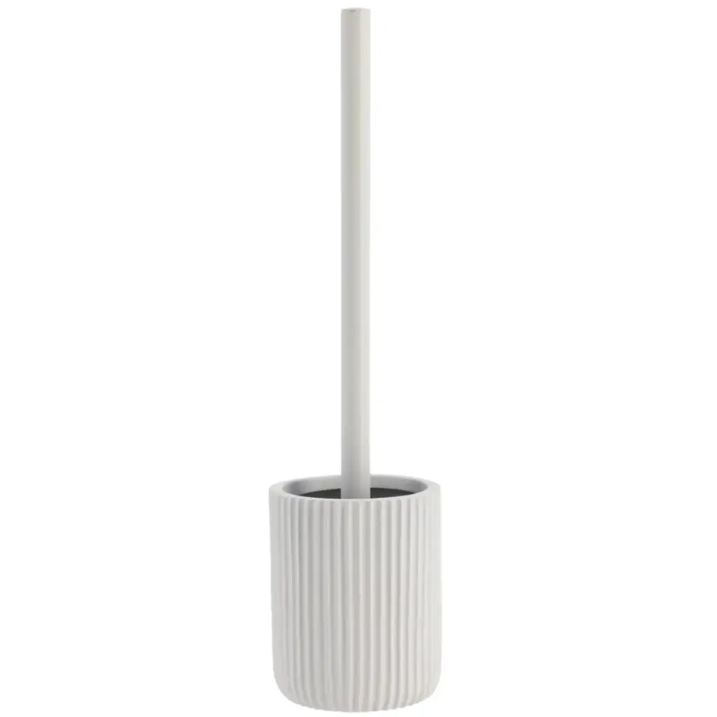 Stripes Resin Toilet Brush White