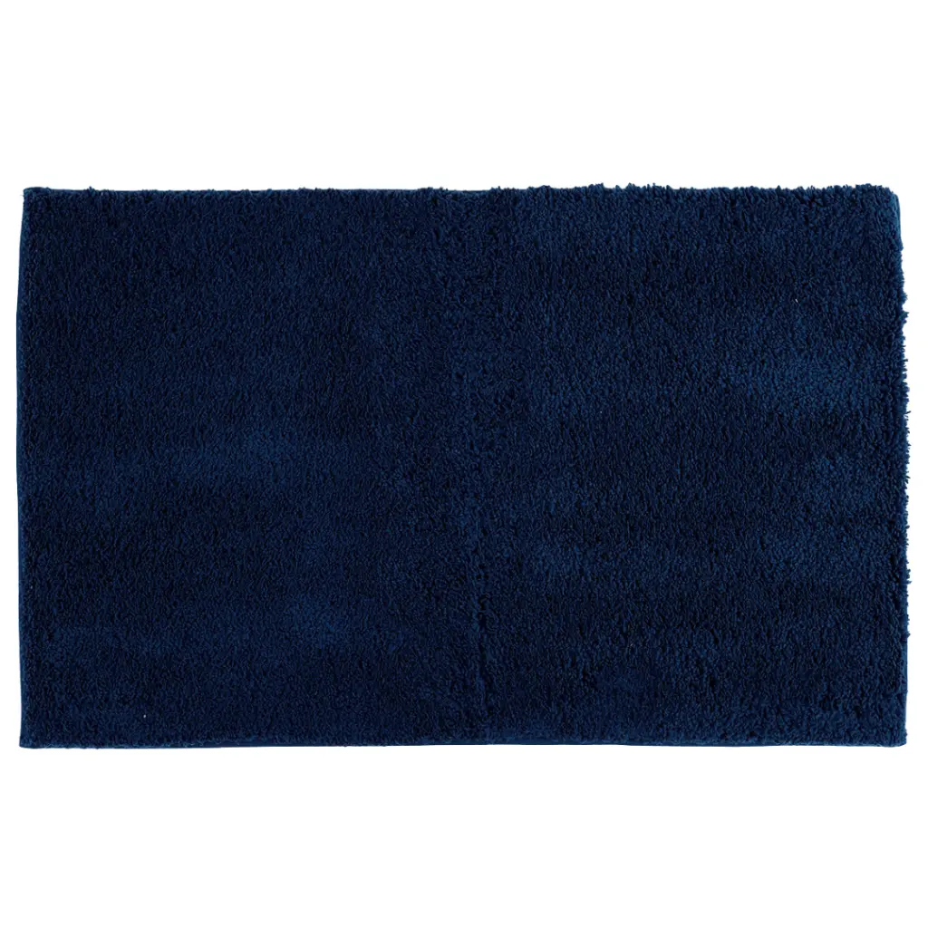 Tufted Bathmat Navy 20x32in