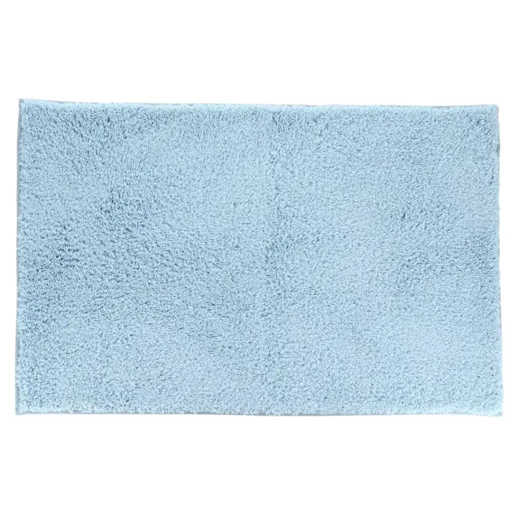 Tufted Bath Mat Sky Blue 20x32in