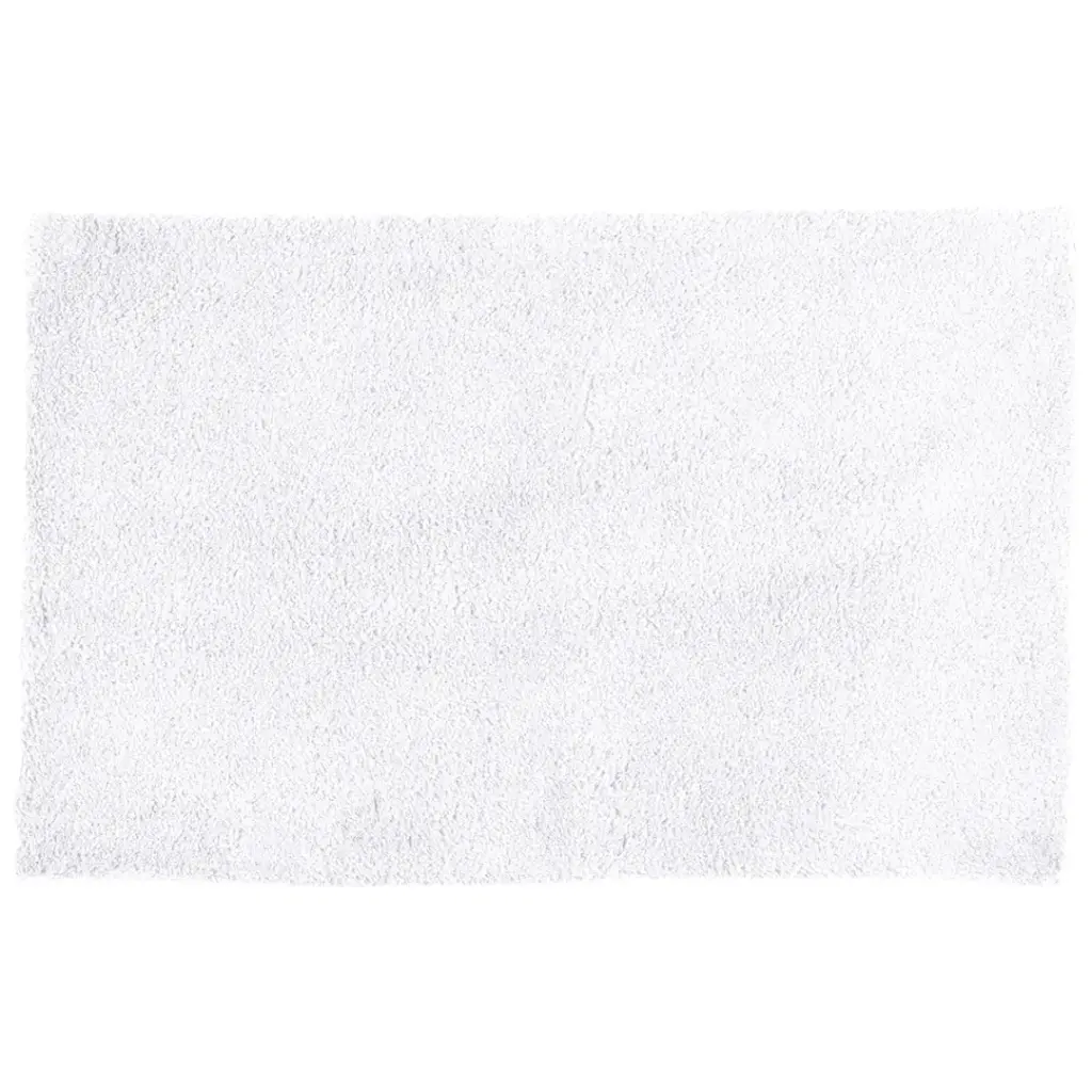 Tufted Bathmat White 20x32in