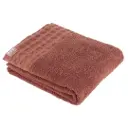 Waffle Border Hand Towel Terracotta 20x35in