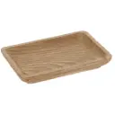 Wood Look Resin Soap Dish Natural