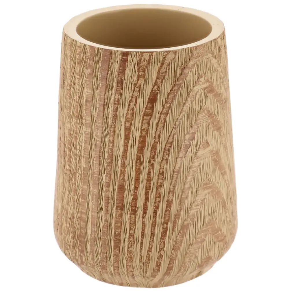 Wood Look Resin Tumbler Natural