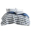 Merritt Striped Queen Comforter Set Blue