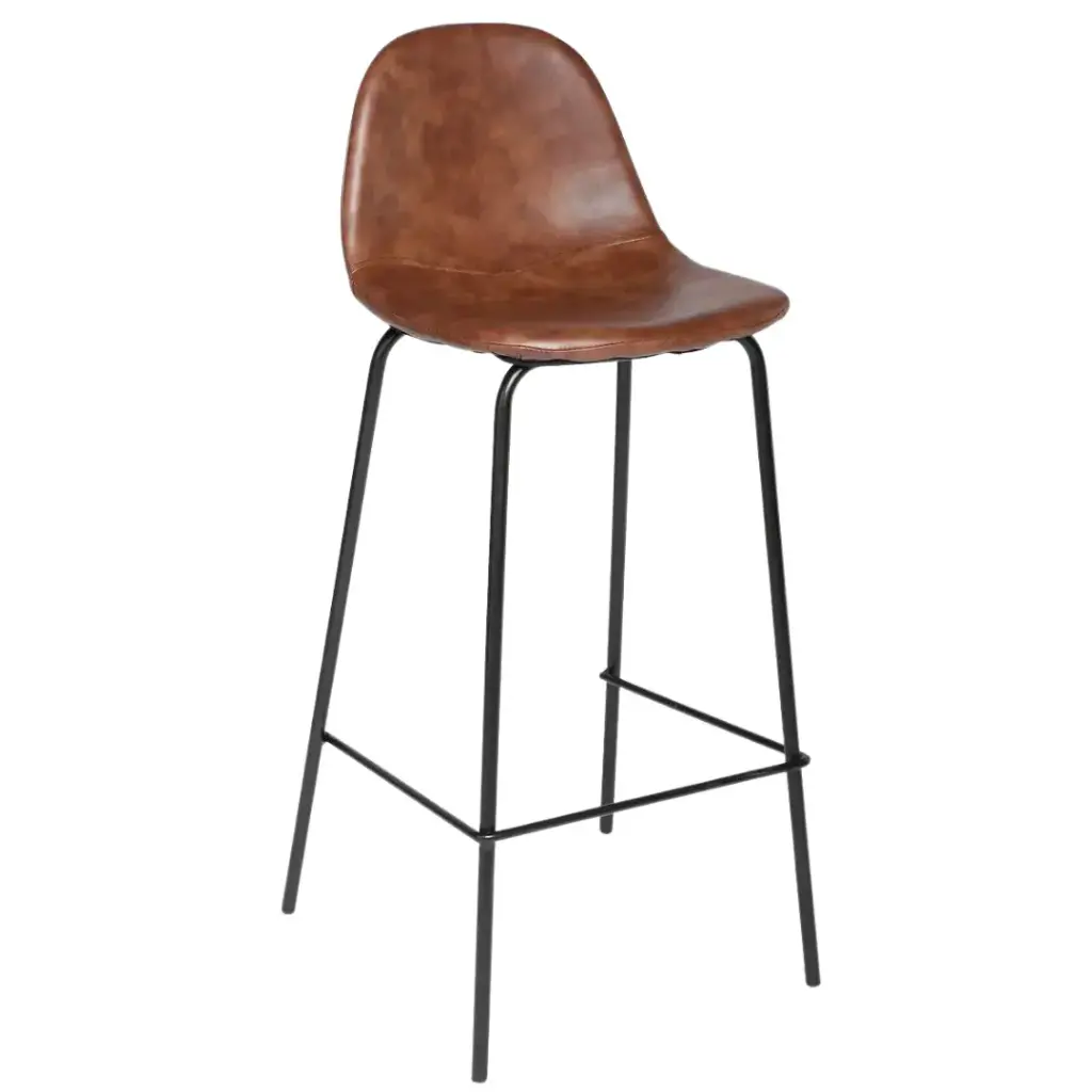 Vladi Barstool Brown Boucle
