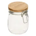 Glass Jar with Wooden Lid 0.75L