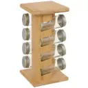 Bamboo Spice Rack 9pc