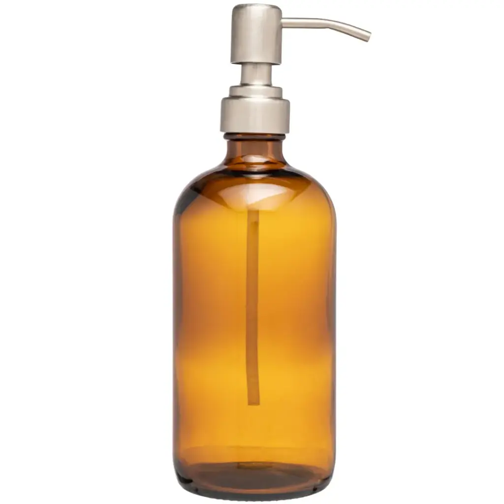 Glass Soap Dispenser Tinted 16oz