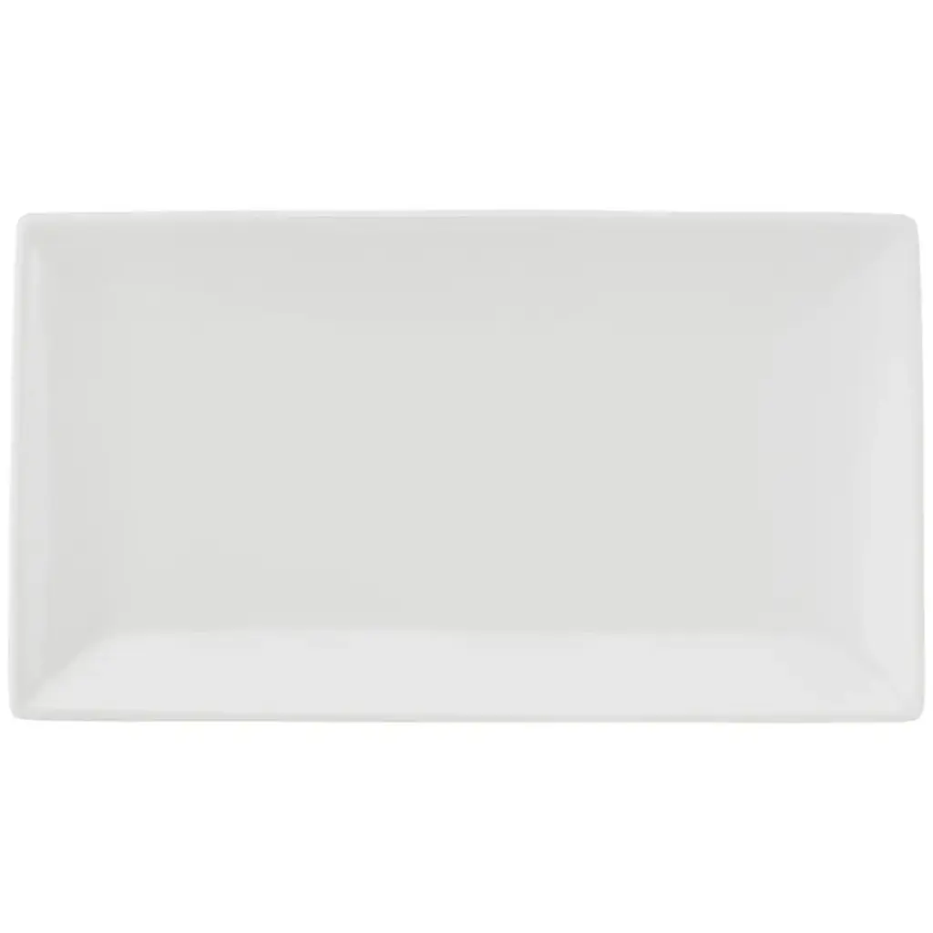 Serving Platter White 13x7.5in