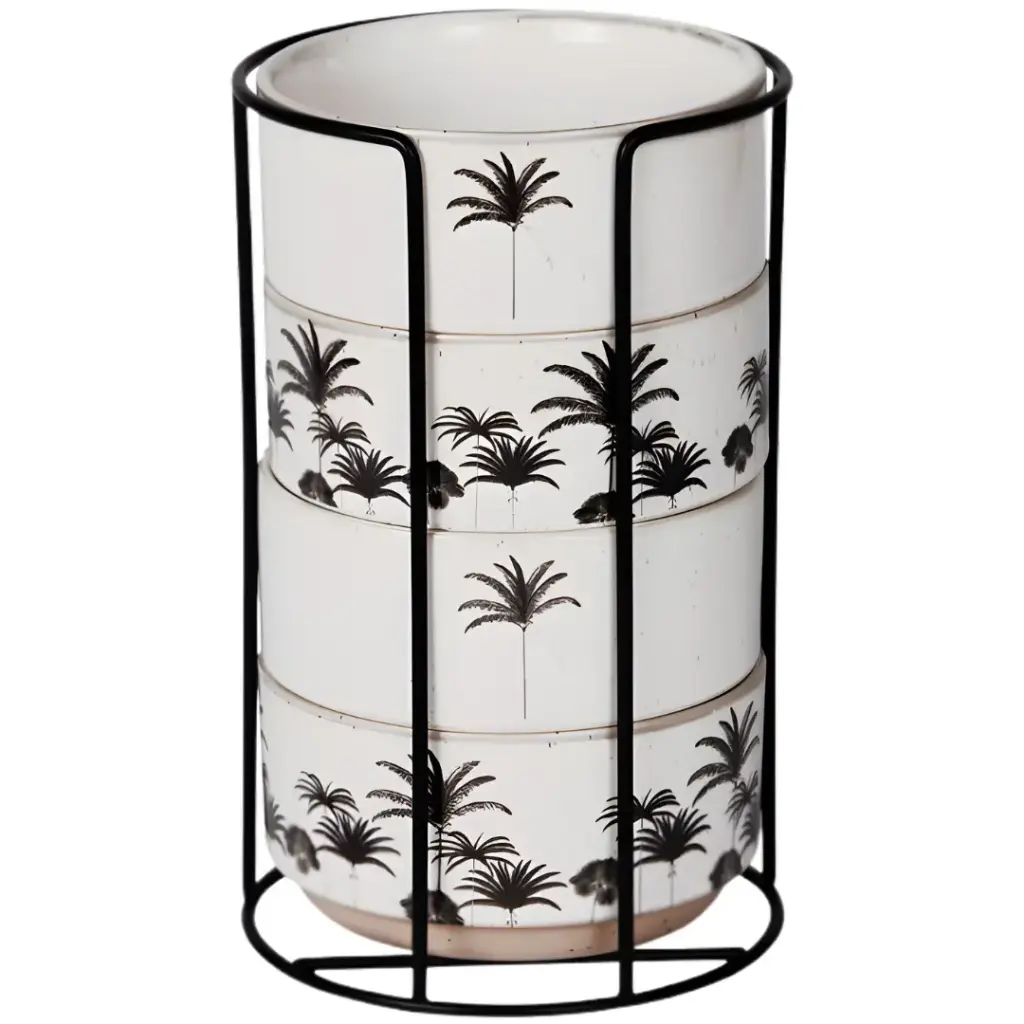 Palm Bowl Set 4pc