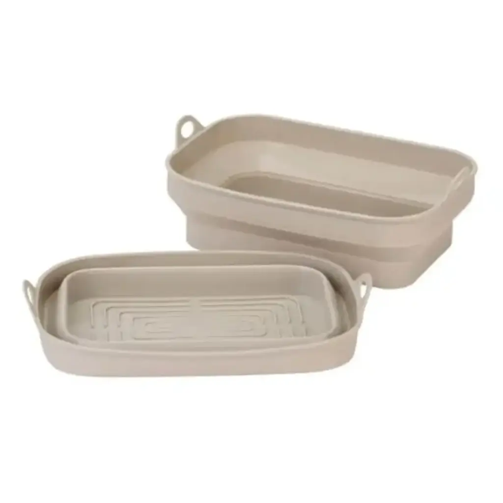 Collapsible Silicone Air Fryer Liner 2pc