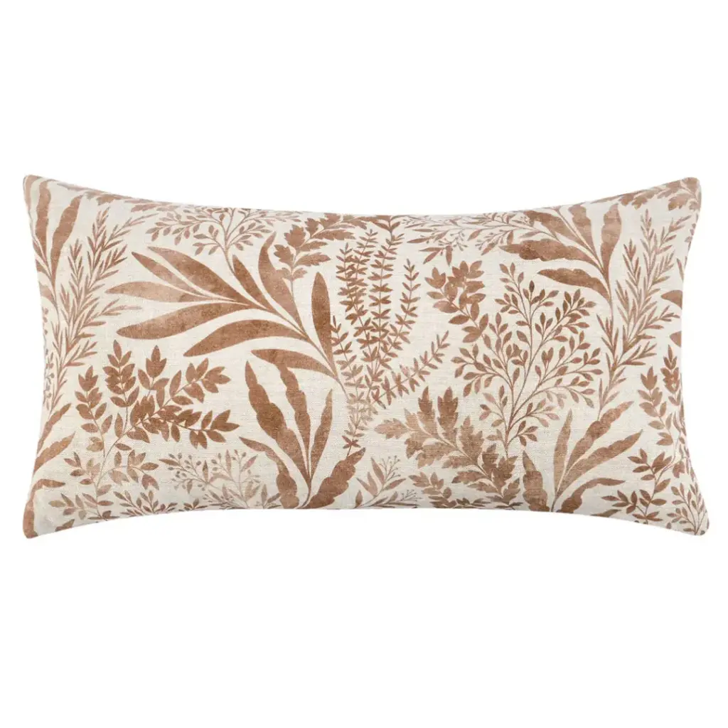 VC Mulberry Pillow Chestnut Brown 14x26in