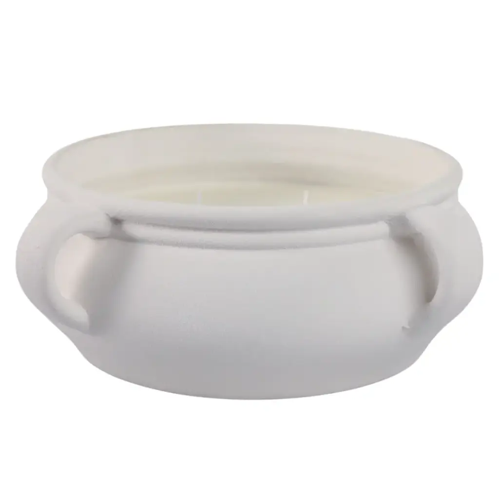 Sea Salt & Bergamot Bowl Candle White 53oz