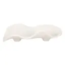 Leylani Quartz Resin Tray White 20in
