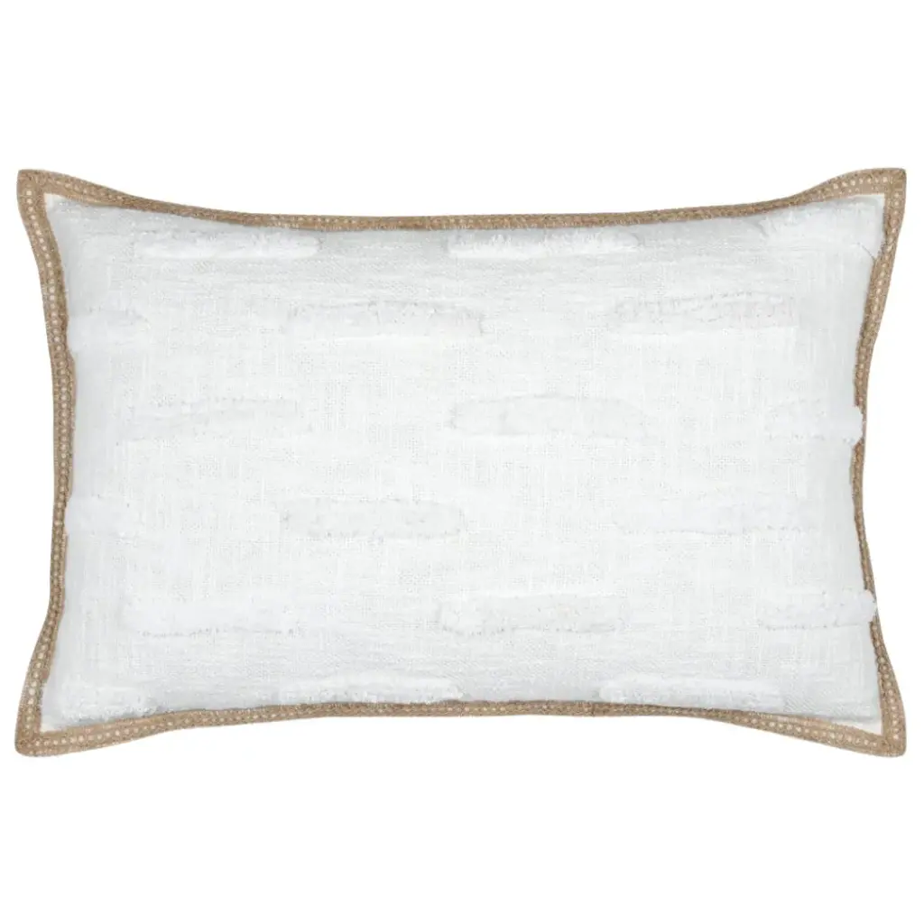 Josepha Pillow Ecru 16x24in