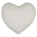 Josepha Heart Pillow Natural 18in