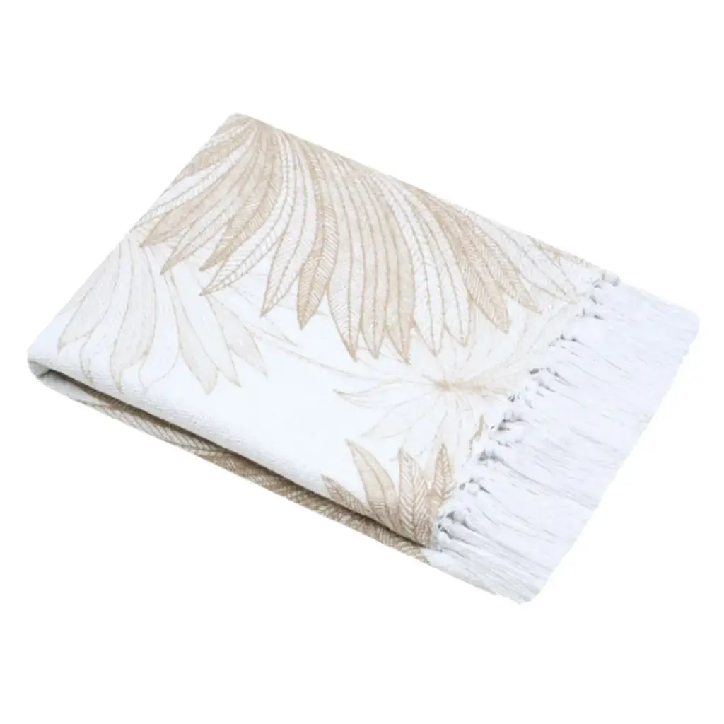 Cambodge Throw Natural 49x59in