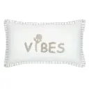 Ombrage Pillow White 12X20in