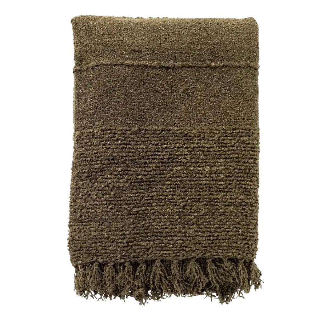 Senna Throw Military Olive 55x71in
